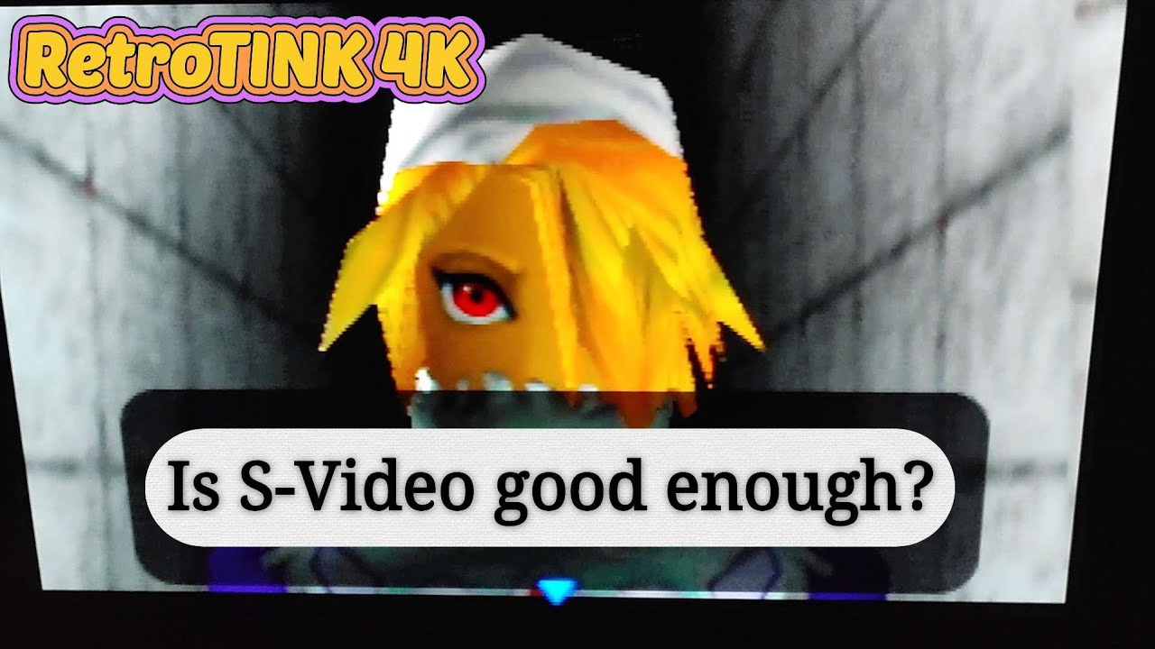RetroTINK 4K — N64 S-Video против RGB! Сравнение CRT и композитного видео, фильтр нижних частот N...
