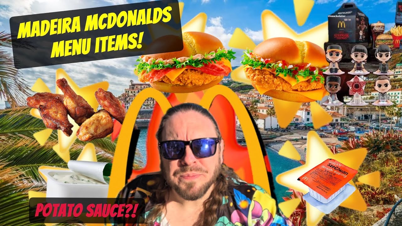 I tried EXCLUSIVE Portugal MCDONALDS Menu Items! 🇵🇹🍔🍟 