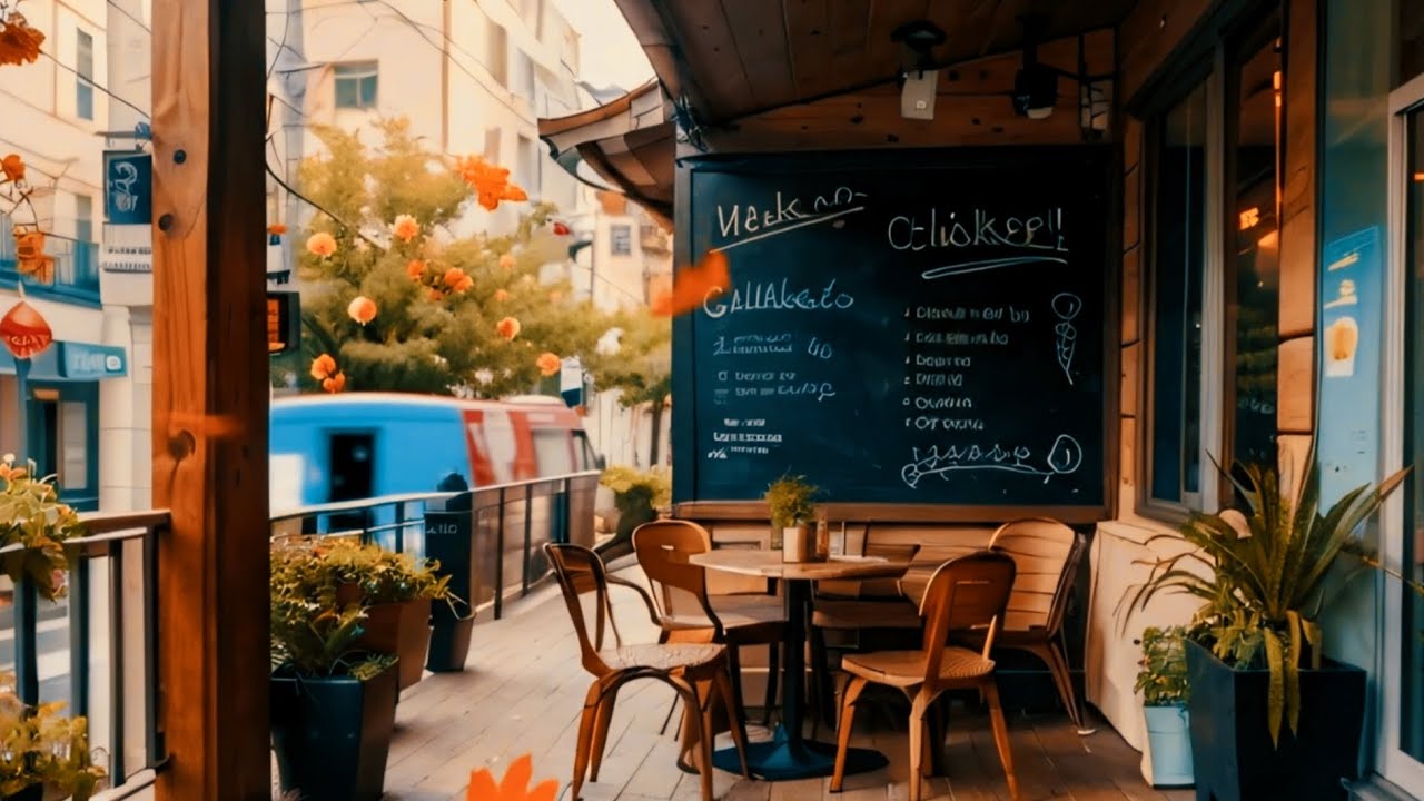 ☕ Warm Fall Coffee Ambience — Soft Lofi Music for Deep Focus, Relax & Calm Productivity 🍁