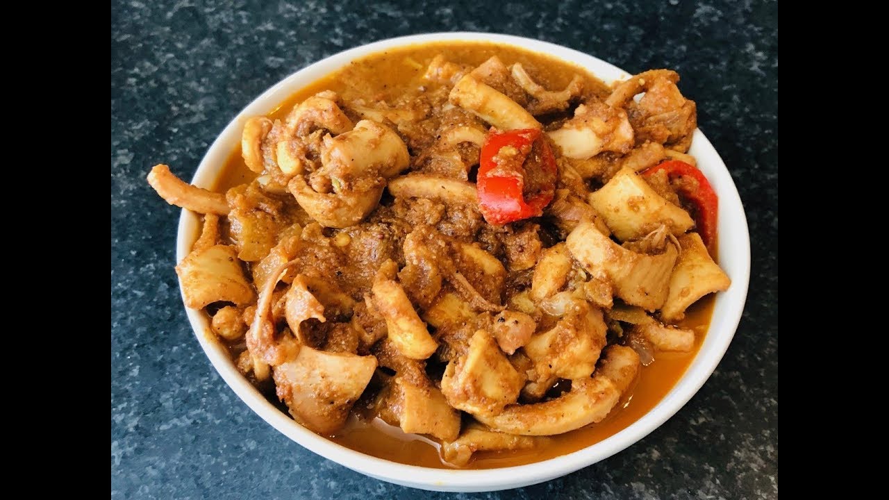 CURRY DE CALAMAR / CALAMAR A L'INDIENNE / SQUID CURRY