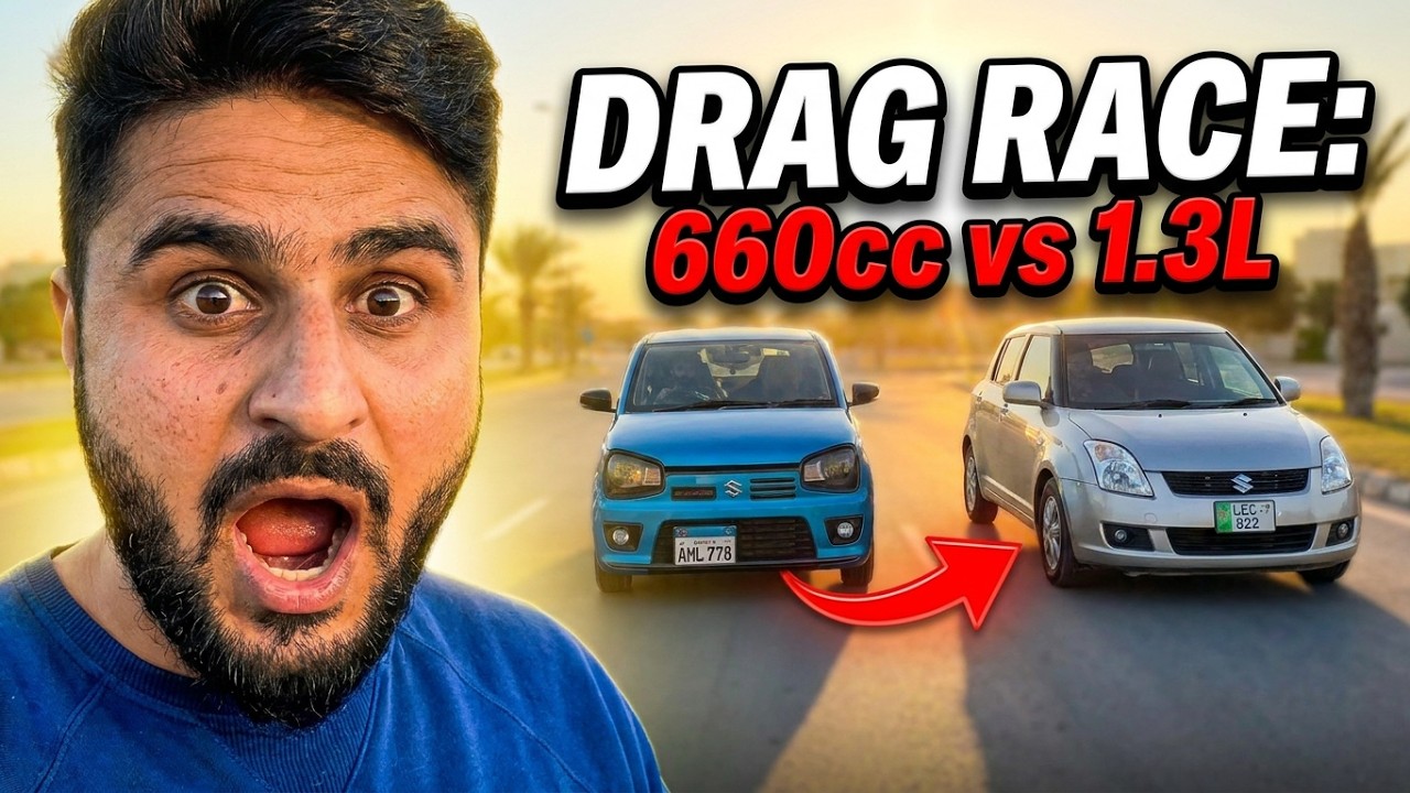 Drag Race SWIFT VS ALTO RS TURBO
