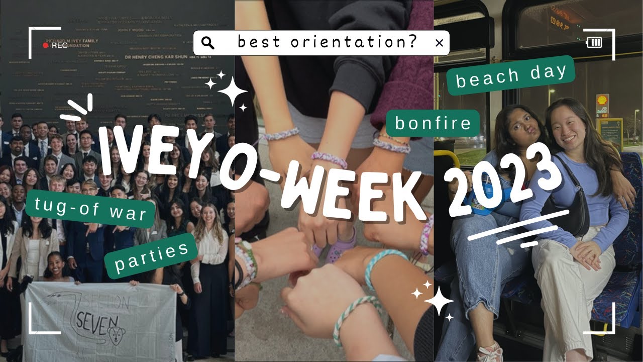 IVEY O-WEEK 2023 // Section Reveal // Opening Gala // Beach Day // Smarter than a QComm Student??