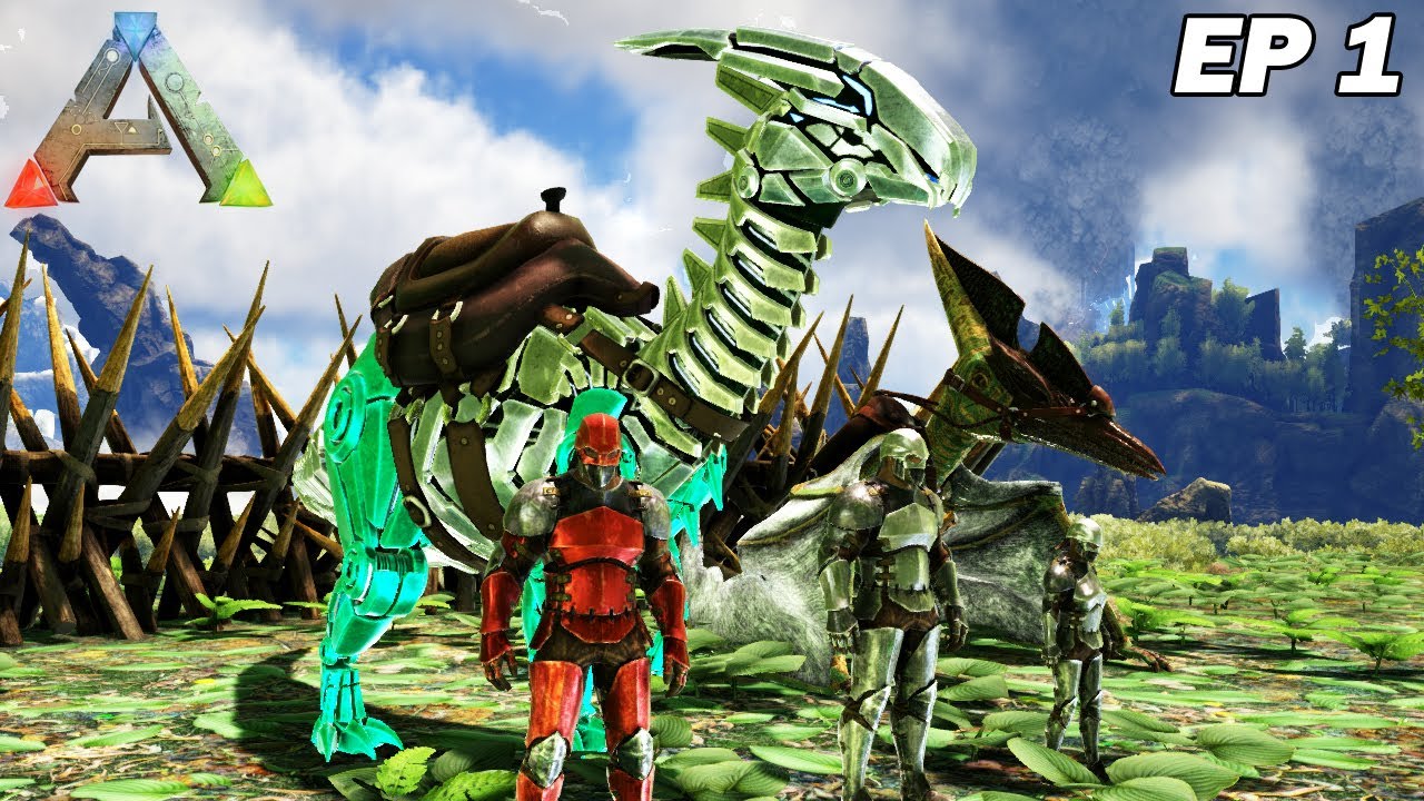 Début d'une nouvelle aventure Ark en Cluster! Ark EP 1