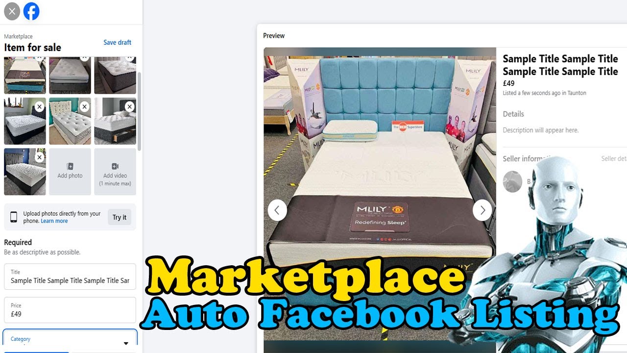 Facebook Marketplace Auto Listing Software 2025| AKVerse Bot