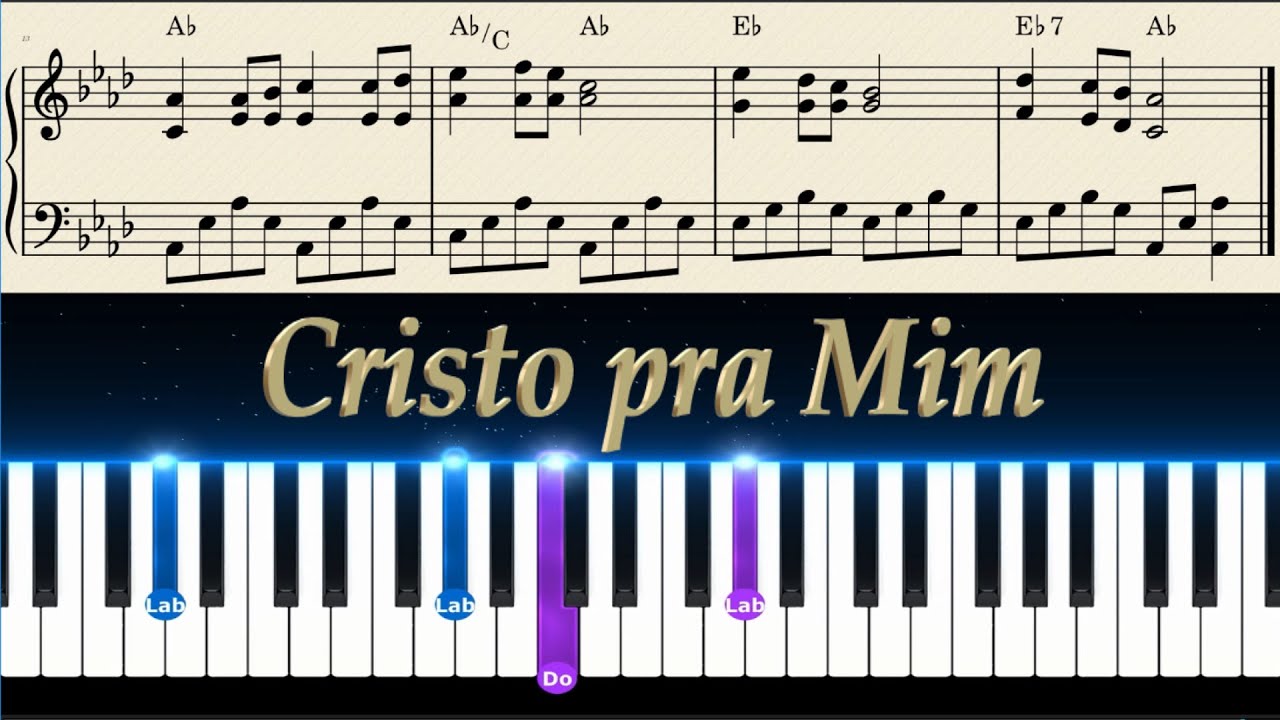HC n.37 - Cristo pra Mim - Piano Tutorial
