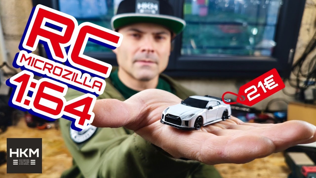 La Nissan GTR R35 la plus petite du monde : Microzilla RC Mcarro 1:64