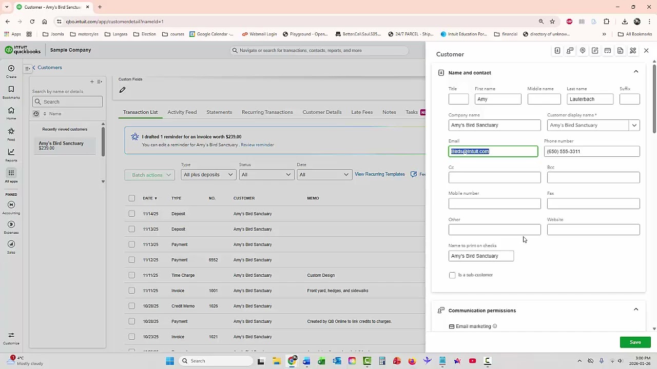 Обзор QuickBooks Online План счетов Бухгалтерские проводки Отчеты 26 января 2026 г.