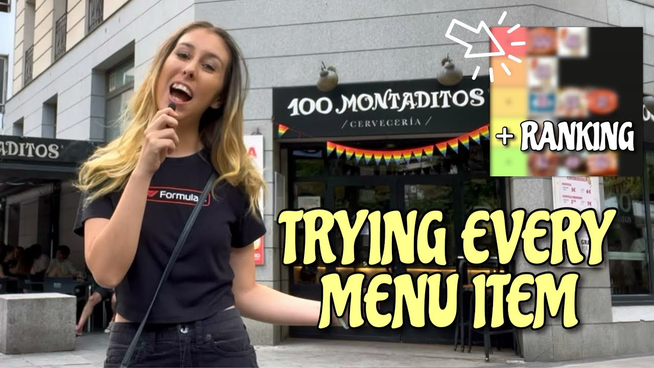 TRYING EVERY MENU ITEM AT 100 MONTADITOS (Part 2)