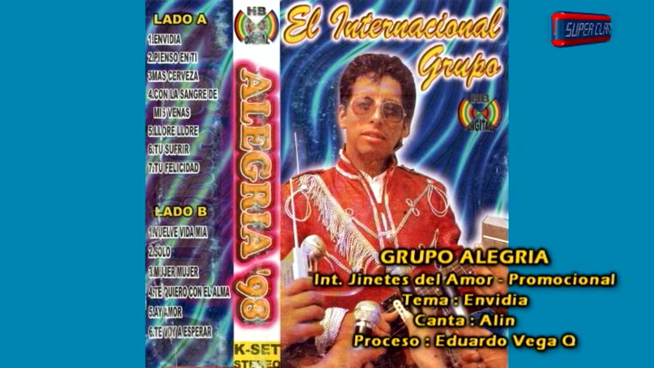 INT. JINETES DEL AMOR - ENVIDIA - CASSETTE PROMOCIONAL - CANTA ALIN