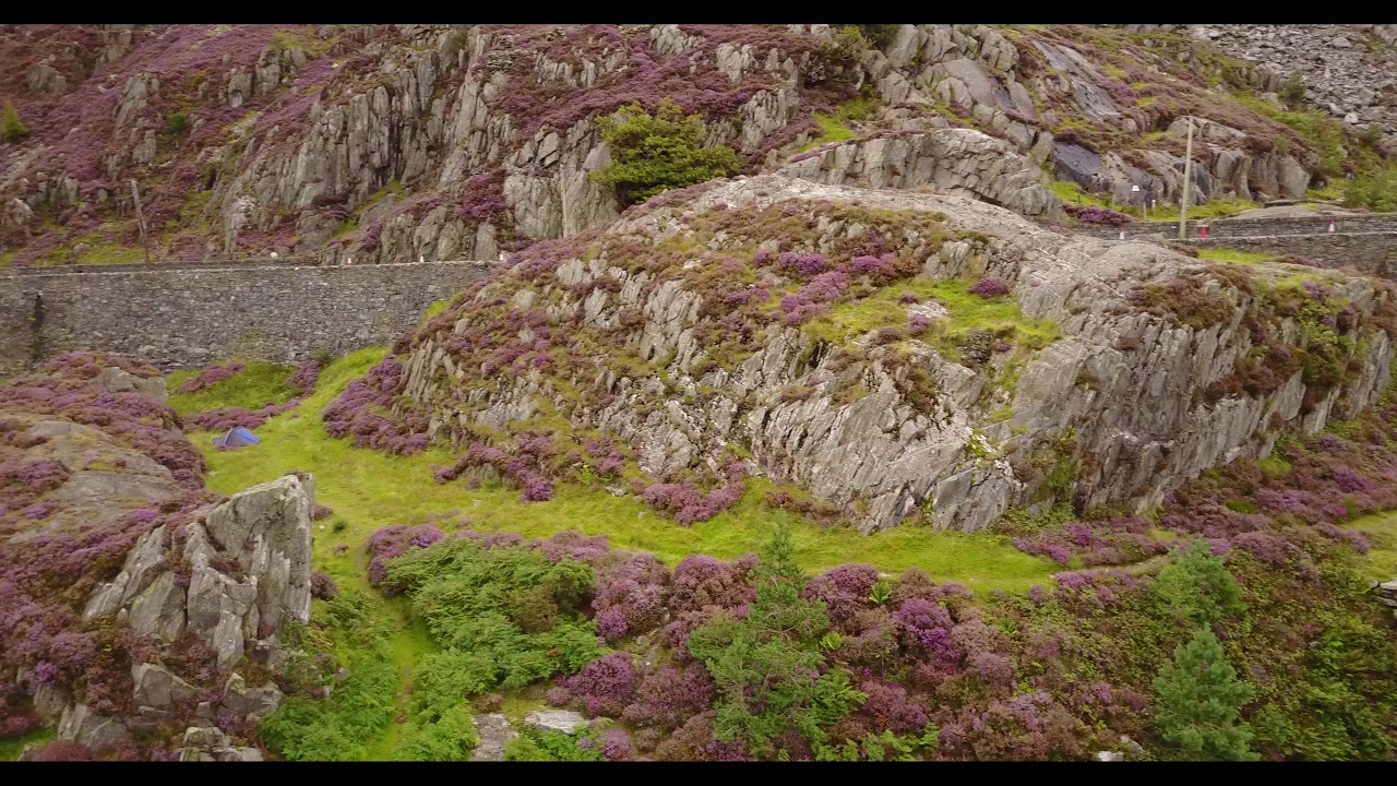 Ogwen Falls nr lake Ogwen, Capel Curig. Snowdonia.
