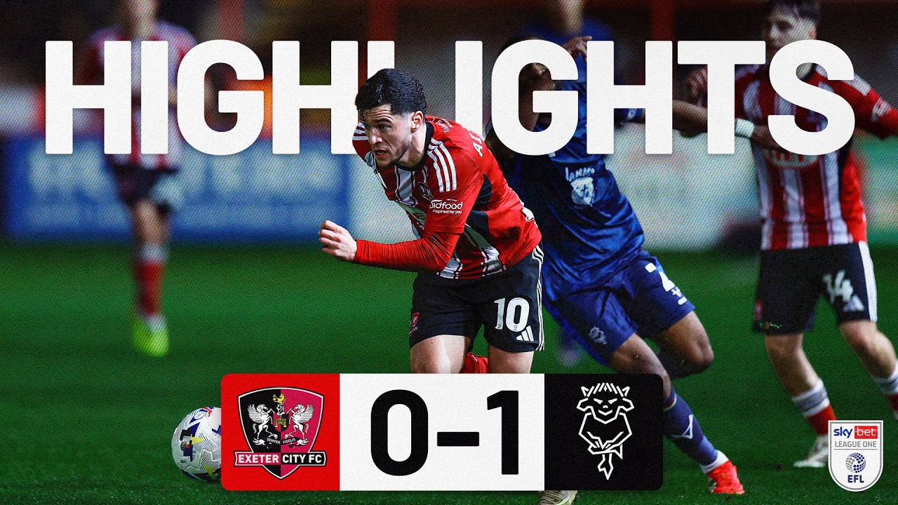 HIGHLIGHTS: Exeter City 0 Lincoln City 1 (10/3/26) EFL Sky Bet League One