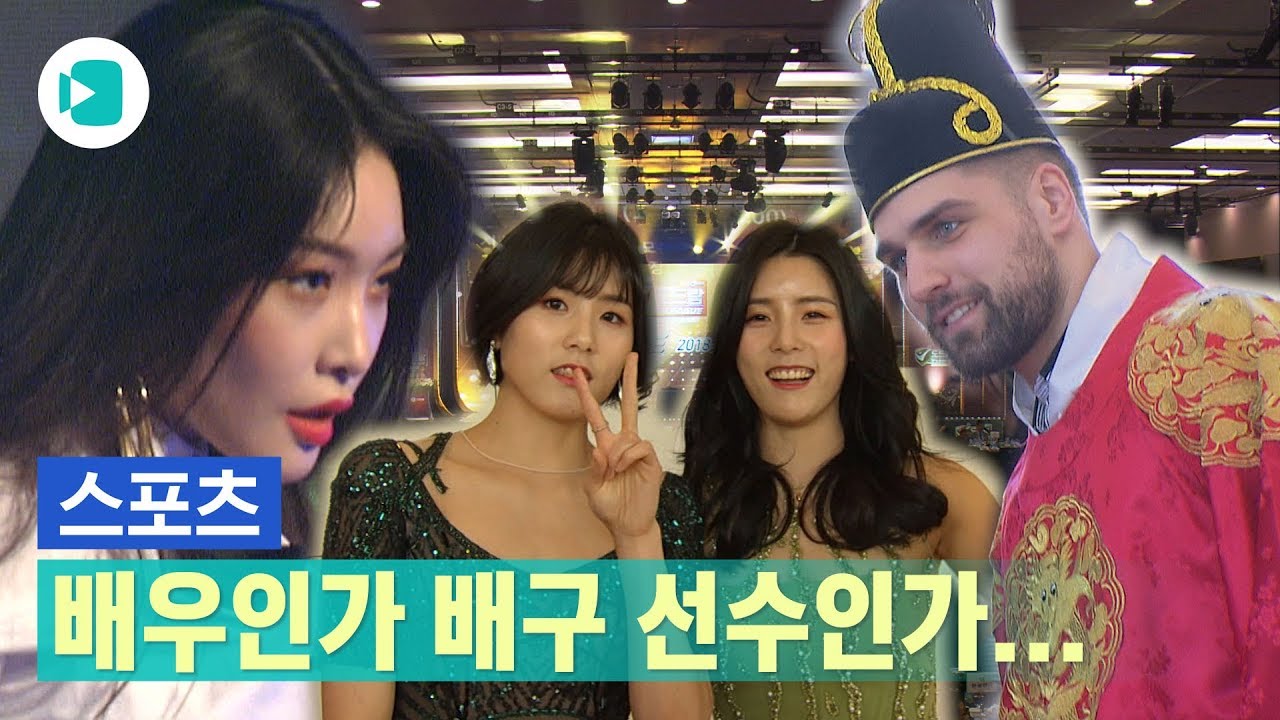 프로배구 시상식에 뜬 임금님과 쌍둥이 여신 / 스포츠머그