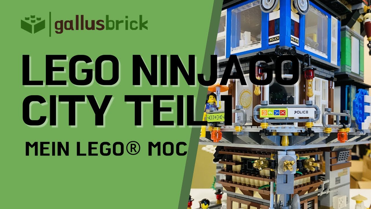 LEGO Ninjago City MOC | Modular Teil 1 Deutsch