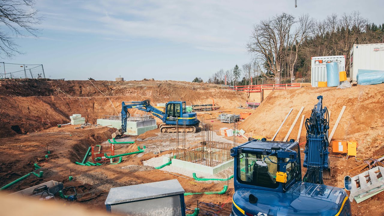 Baudokumentation | Zeitraffer Februar 2020 | Luisenhöhe Gesundheitsresort Schwarzwald