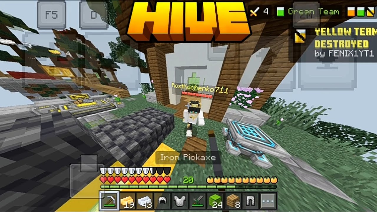 Hive bedwars pro mobile player