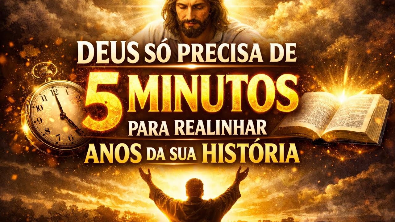Deus Só Precisa de 5 Minutos Para Realinhar Anos da Sua História