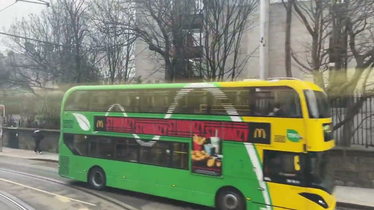 Dublin City Center Tour on Bus Upper Deck I Dublin Ireland 🇮🇪 