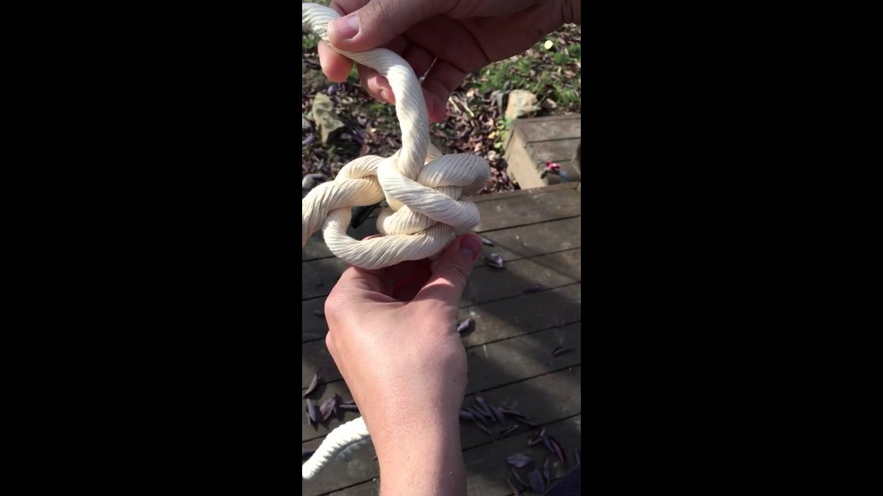 How to tie a 3-strand Matthew Walker Knot