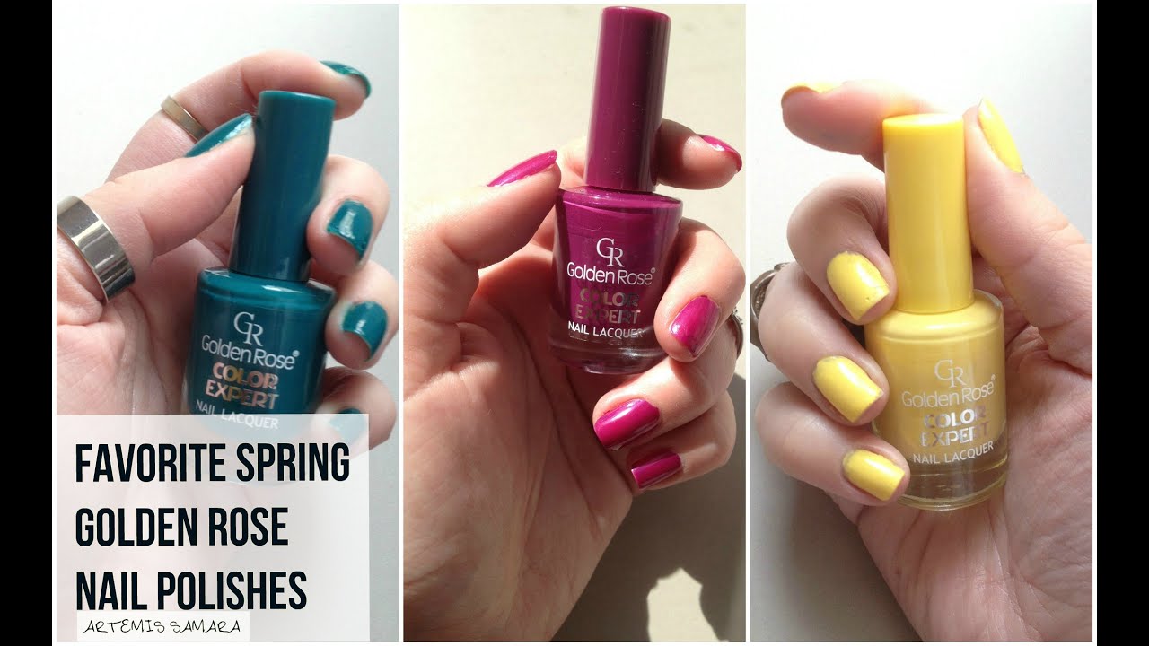 FAVORITE SPRING  G.ROSE NAIL POLISHES | artemis samara