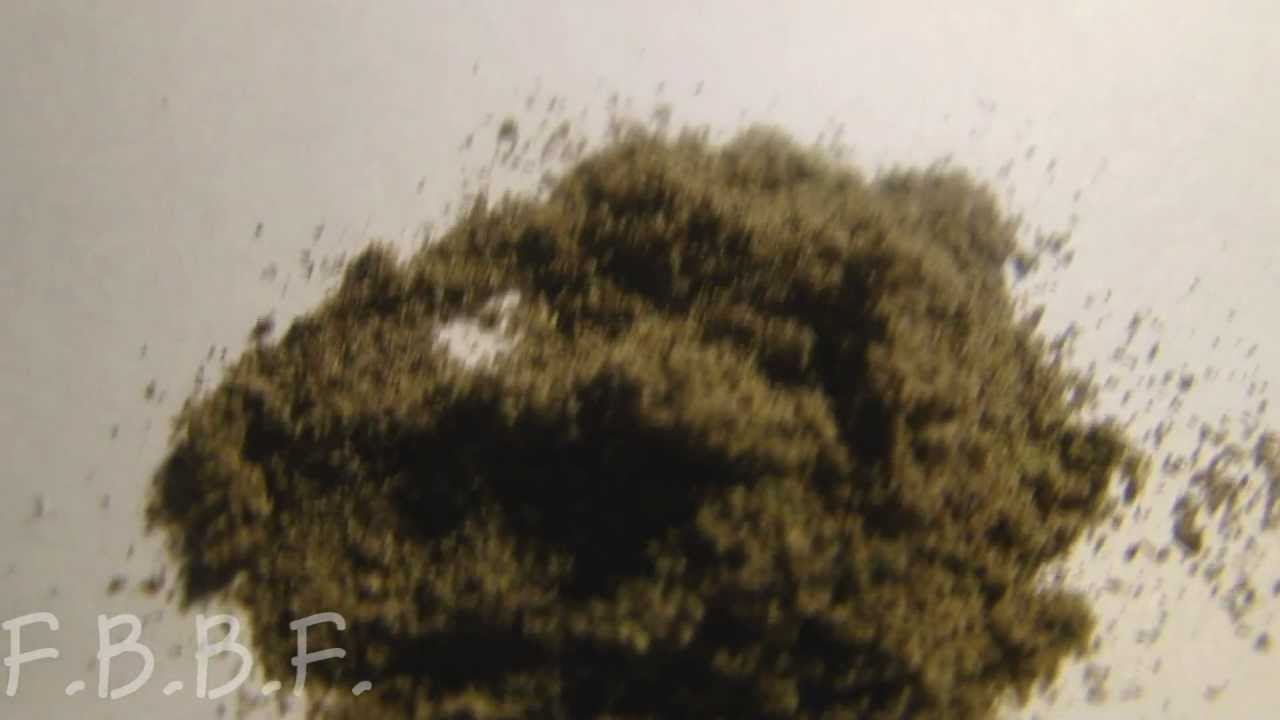 Grandaddy Purp Kief & Compressed Hash.