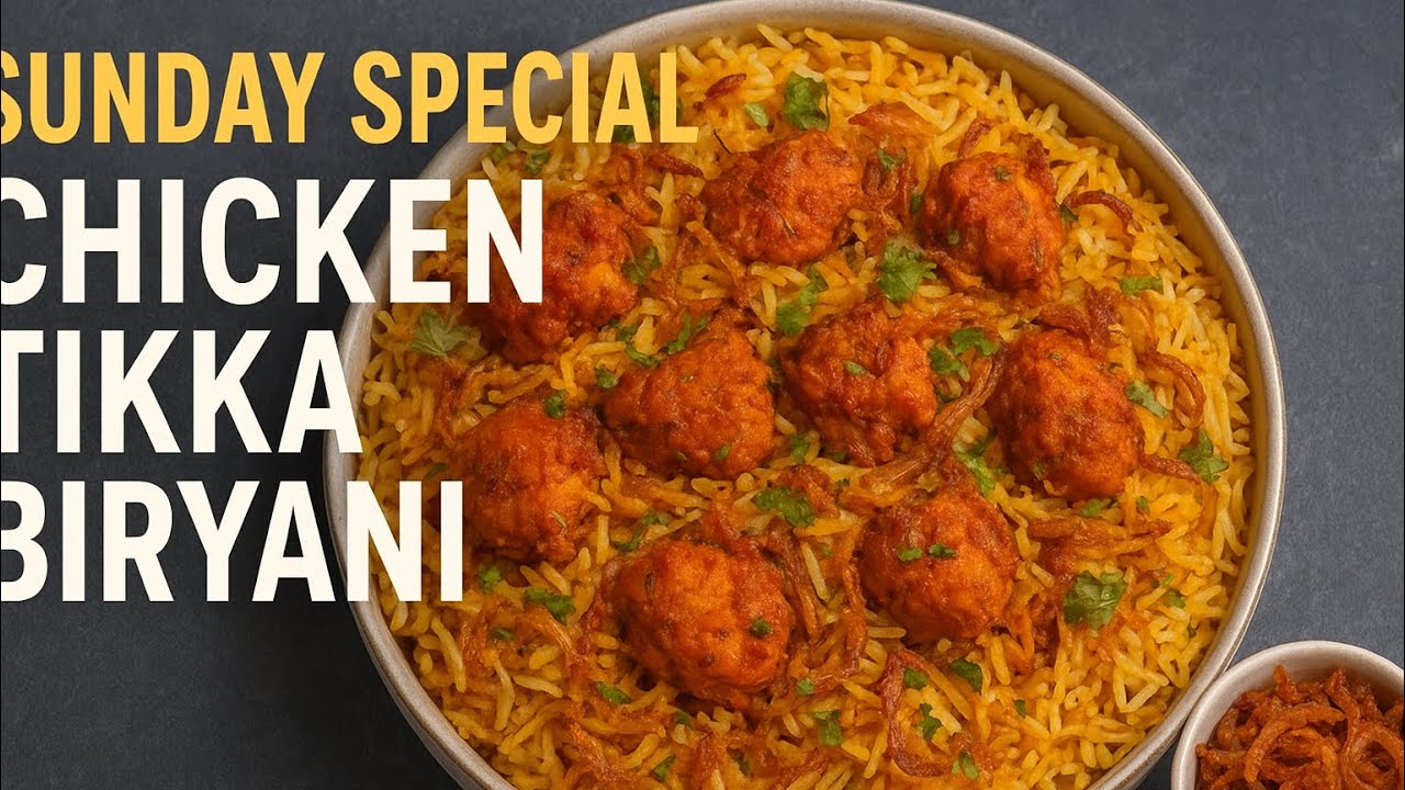 Sunday Special Chicken Tikka Biryani | Easy Restaurant-Style Biryani Recipe | @CookwithIman786 