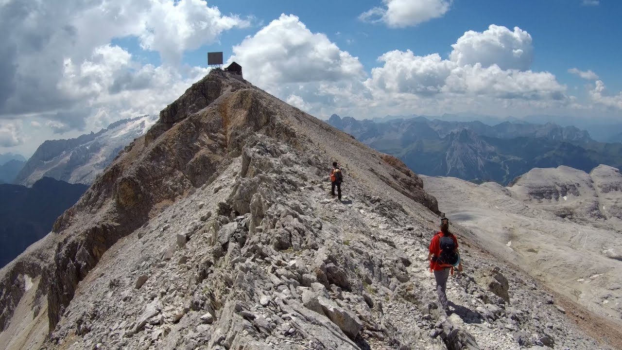 Piz Boe ,  via Ferrata Vallon and Cresta Strenta