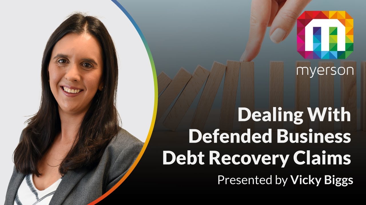 Dealing With Defended Business Debt Recovery Claims | Dispute Resolution