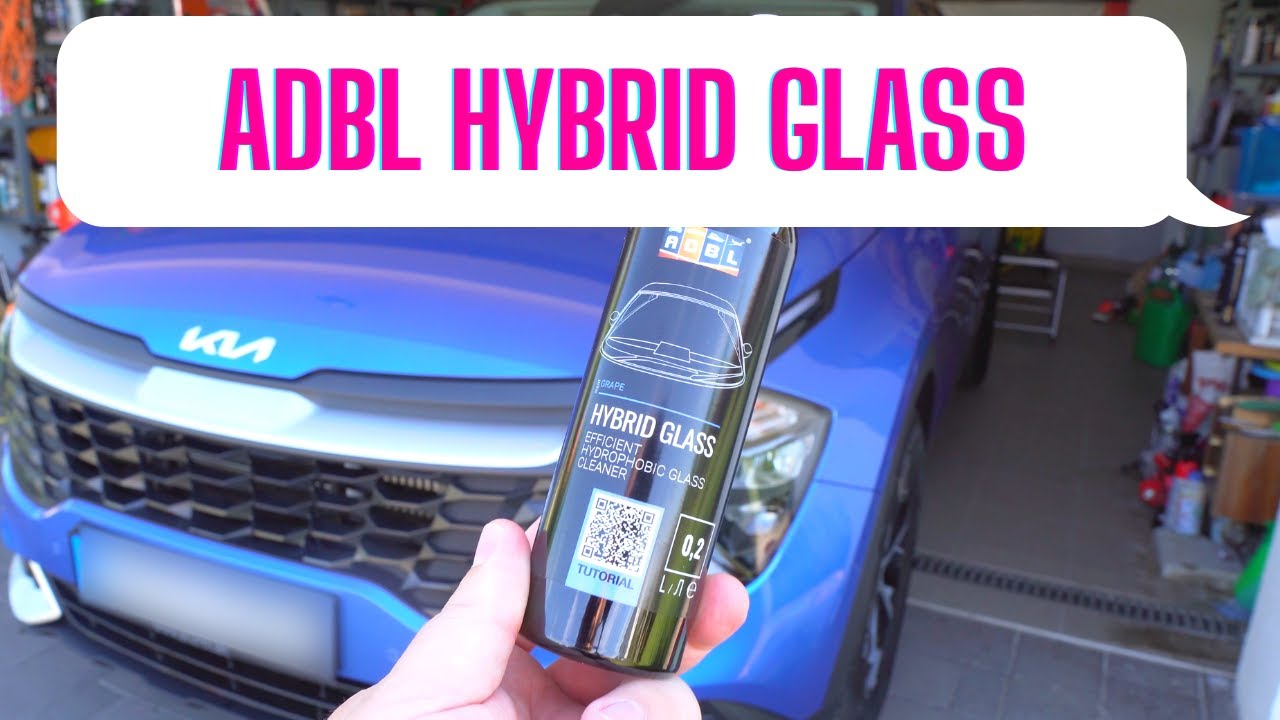 ADBL Hybrid Glass (water repellent glass cleaner) test