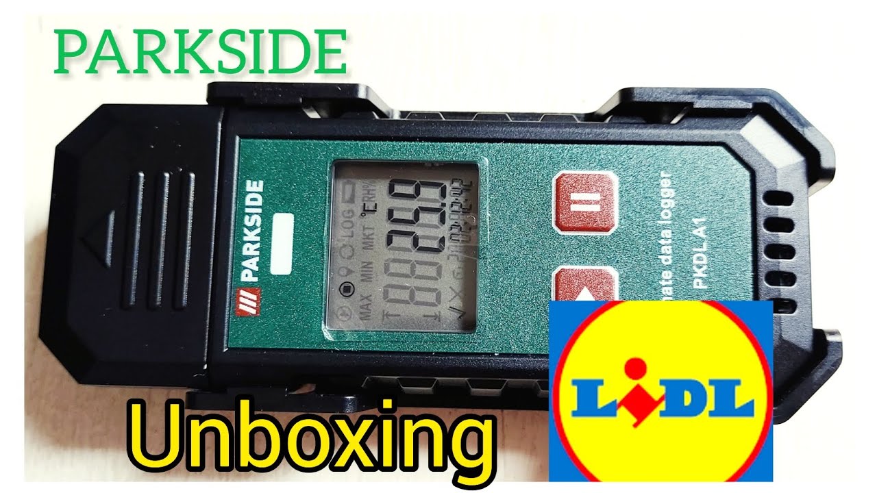 UNBOXING | Registrador de datos climáticos | PARKSIDE | DATALOGGER CLIMA |Lidl