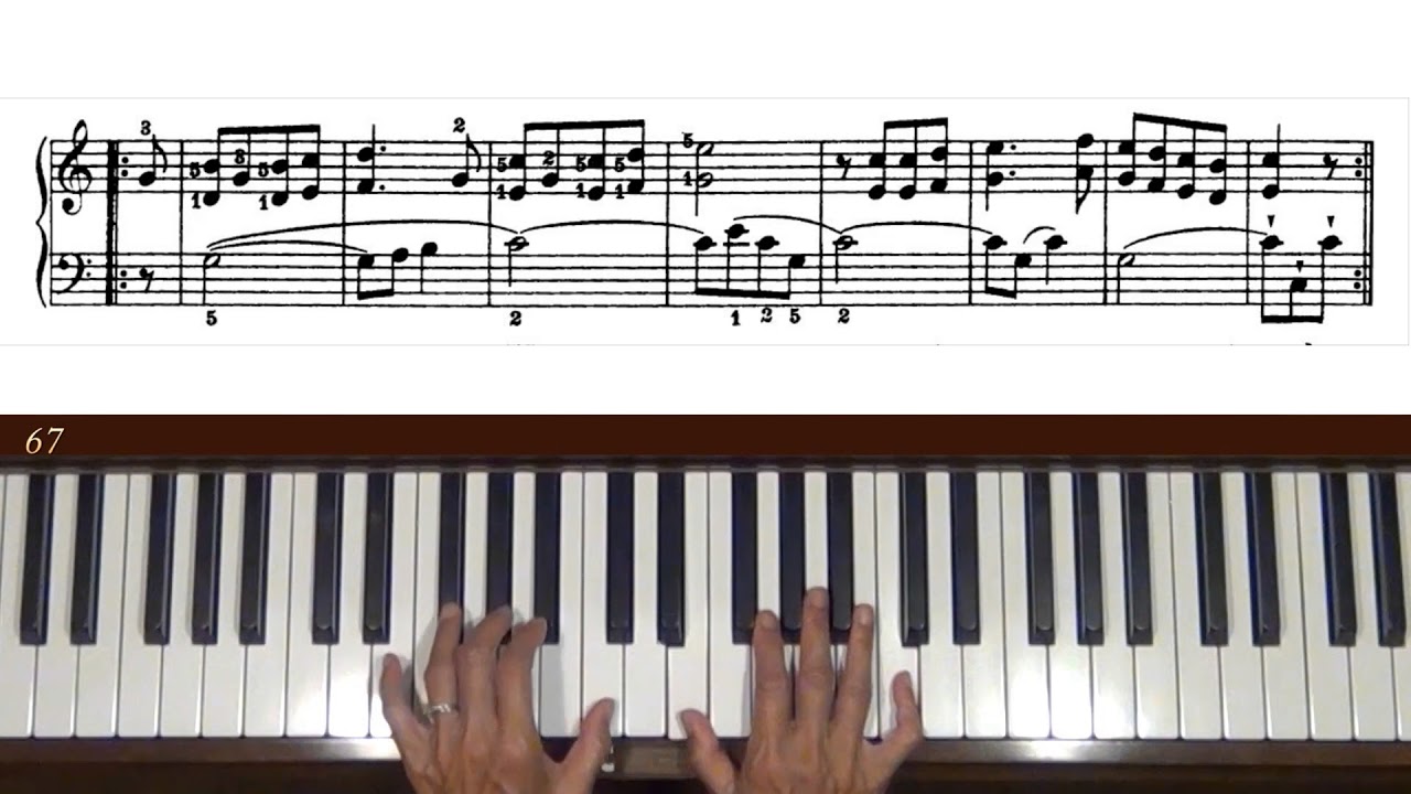 Ferdinand Beyer Vorschule im Klavierspiel Op. 101, Nos. 65 to 73 Piano Tutorial