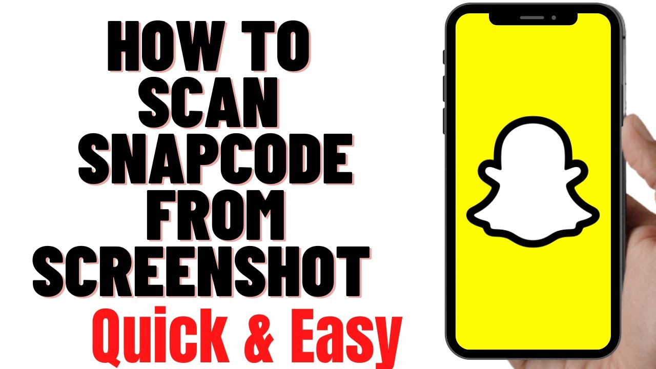 HOW TO SCAN SNAPCODE FROM SCREENSHOT 2024