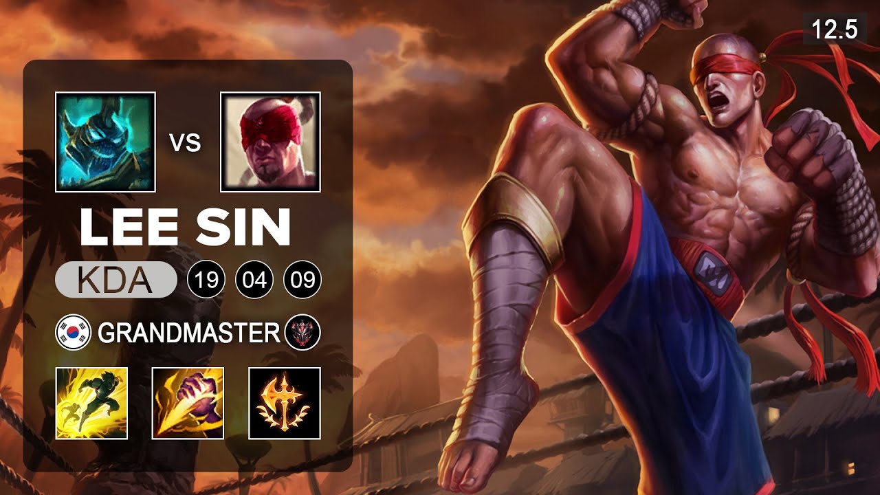 Lee Sin Jungle vs Hecarim - KR Grandmaster - Season 12 Patch 12.5