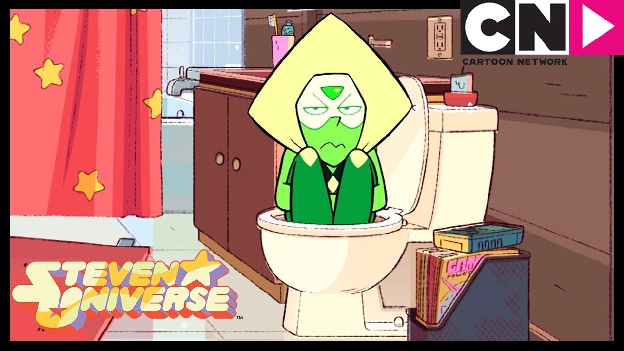 Steven Universe | Peridot Tries To Flush Herself Down The Toilet | Catch & Release | Cartoon Network