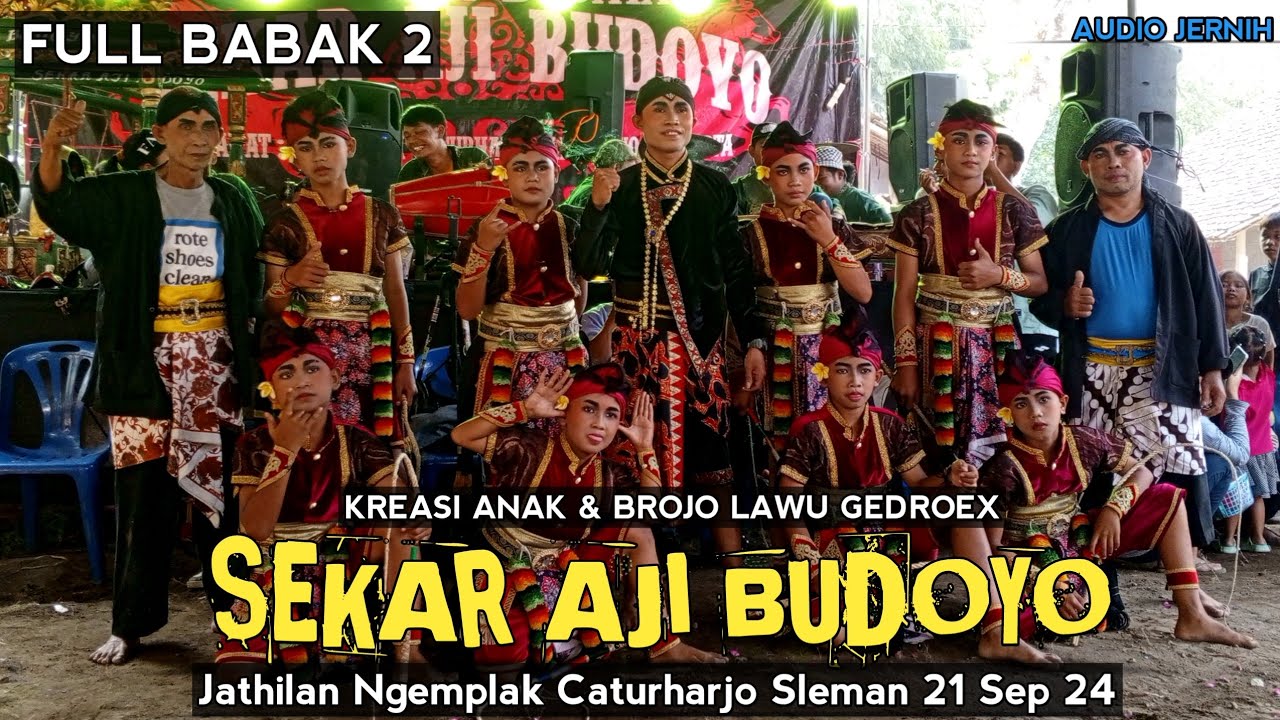 Sekar Aji Budoyo Full Babak 2 Kreasi Anak Jathilan Ngemplak Caturharjo Sleman TERBARU!