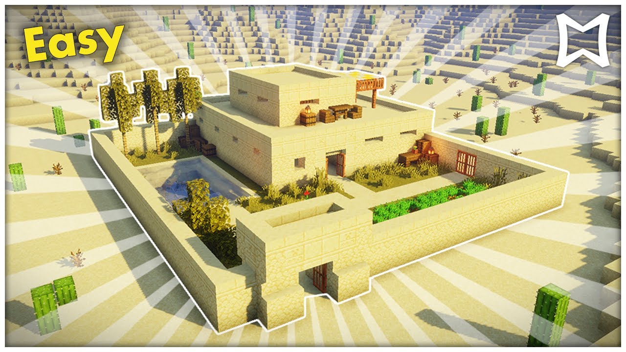 ► Minecraft Desert Survival House Tutorial! (EASY)