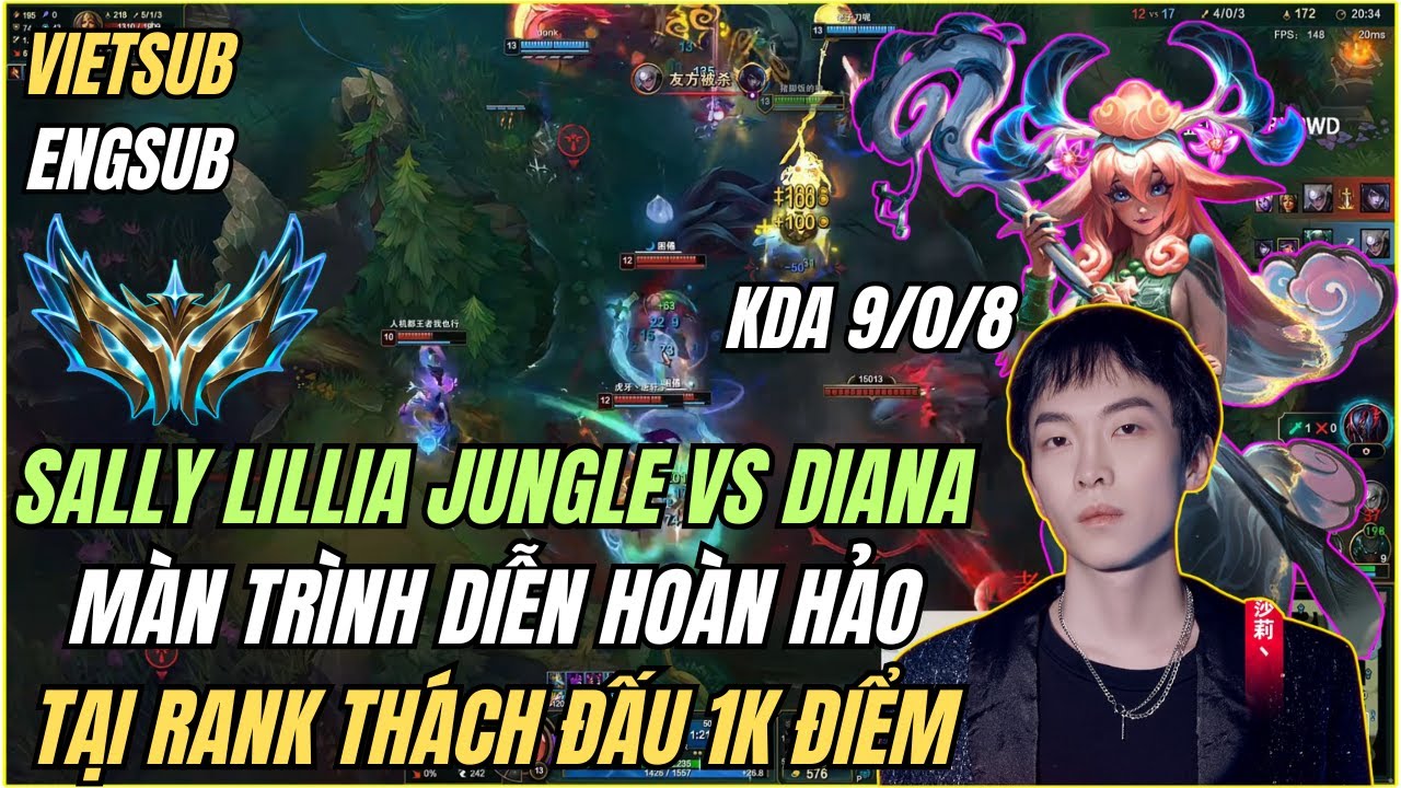 (Vietsub) Sally Lillia vs Diana | M&agrave;n Tr&igrave;nh Diễn Ho&agrave;n Hảo Tại Rank Th&aacute;ch Đấu 1k Điểm 🔥