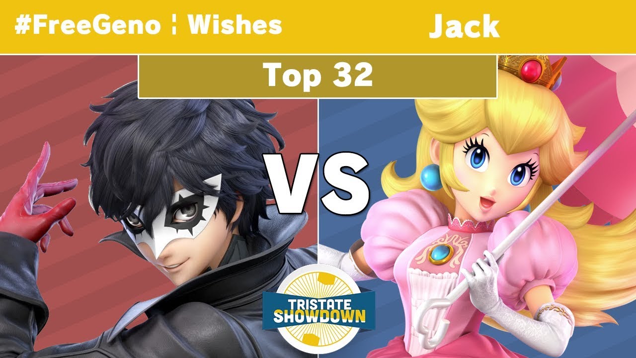 Tristate Showdown - #FreeGeno | Wishes (Joker) Vs. Jack (Peach) - Top 32 - Smash Ultimate