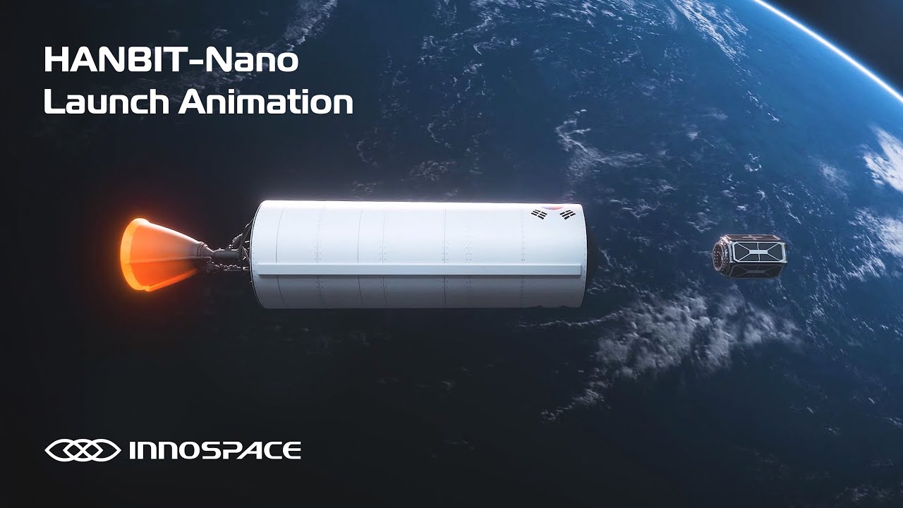 HANBIT-Nano Launch Animation &ndash; INNOSPACE l 이노스페이스