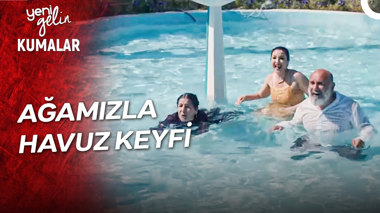 Ağamla Havuz Keyfimiz Olay Oldu
