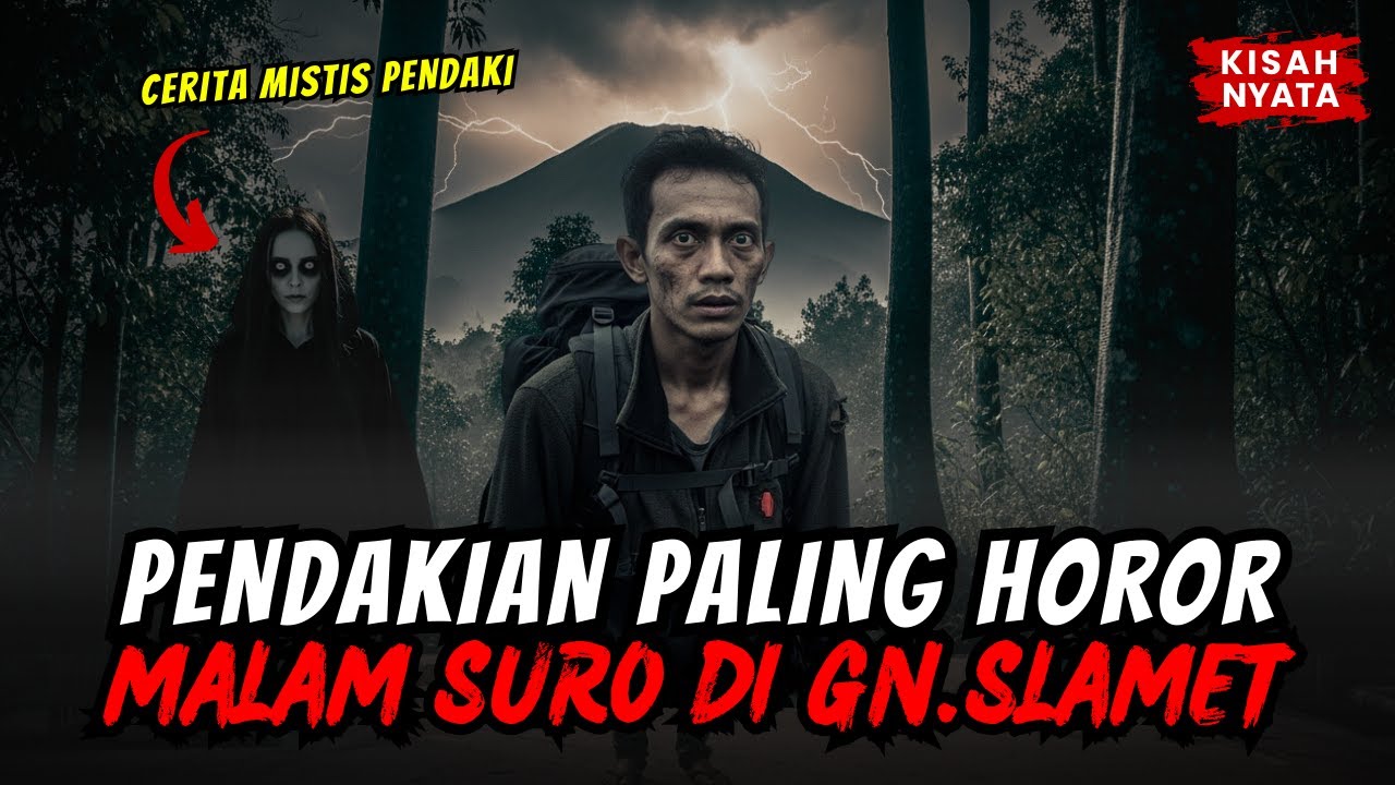 KISAH NYATA‼️ Pendakian Paling Horor Gunung Slamet Malam Suro, Satu Teman Hilang Tanpa Jejak!