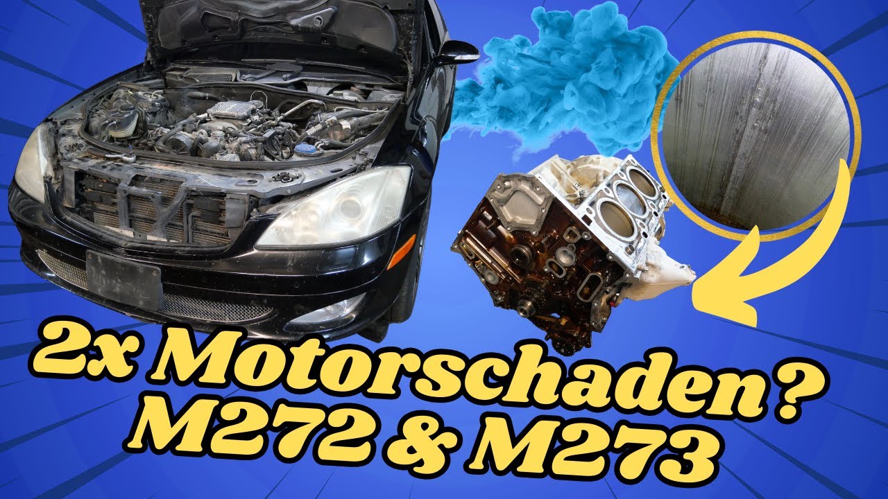 2x Motorschaden am Mercedes M272 & M273? Zahnausfall Zylinderschaden & Kolbenfresser | MB Youngtimer