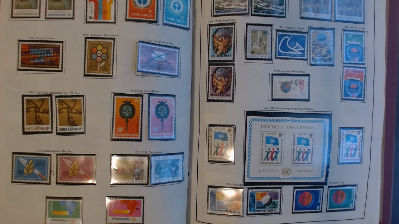 ASMR Gum Chewing Stamp Album Flip Through
