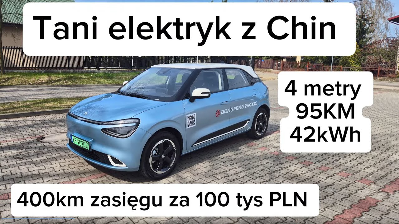 Najlepsze tanie auto elektryczne. Oto pierwszy w Polsce Dongfeng Box za 100 tys złotych.
