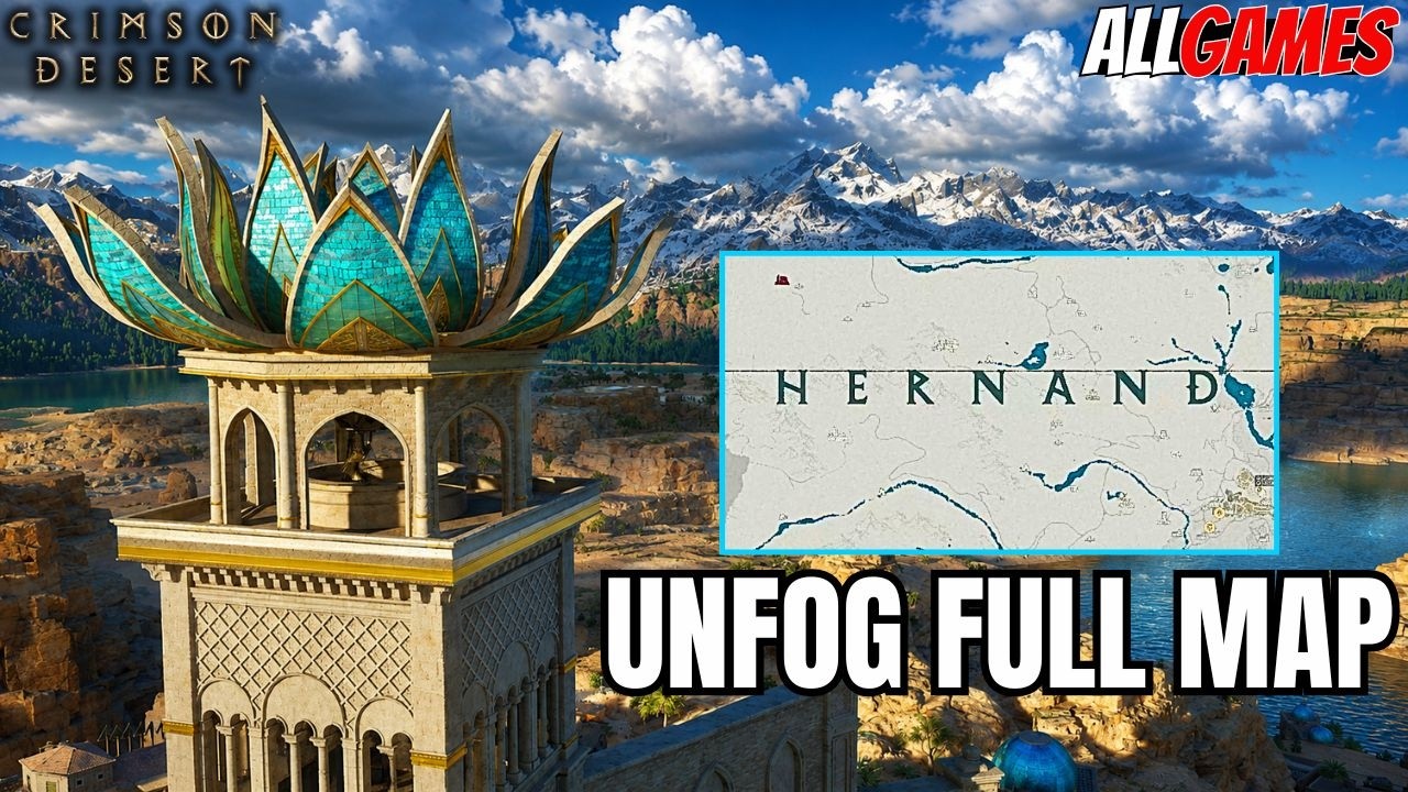 Crimson Desert - All 8 Bell Locations (Unfog Full Map) | Toll of Pywel Guide