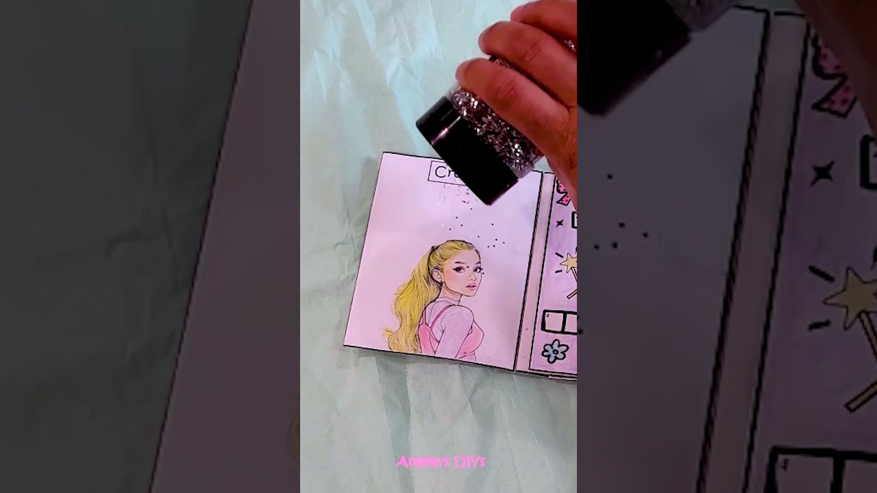 {DIY} Glinda's Crown 🌸 Activity Book💕 #paperdiy #wicked #squishy #wickedmusical