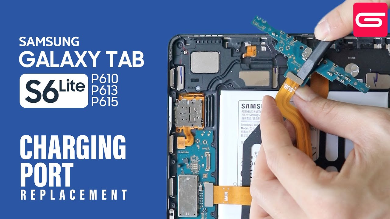 Замена платы зарядного порта Samsung Galaxy Tab S6 Lite P610 P613 P615 P619 P620 P625