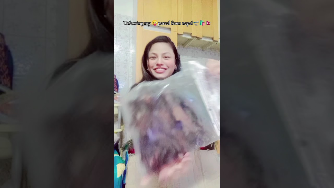 UNBOXING MY🛍️🎒🎁 PARCEL FROM NEPAL🇳🇵🏡😜