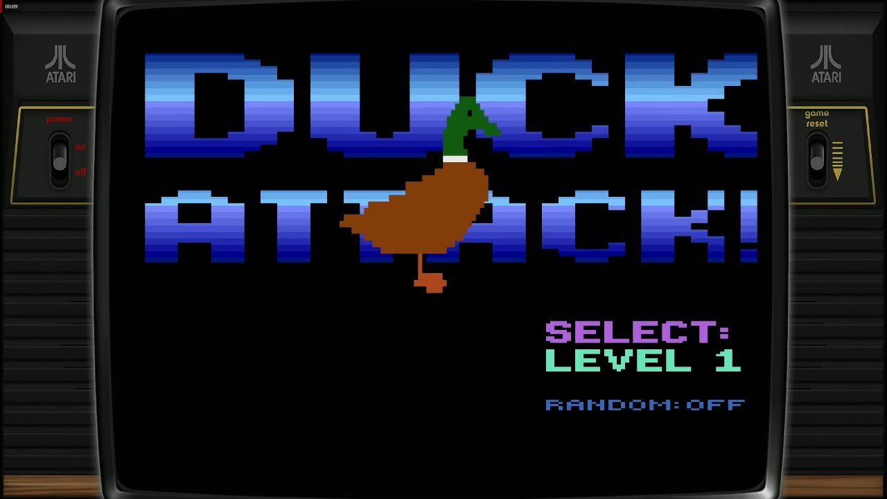 Duck Attack! (Atari 2600) Gameplay | Homebrew Action-Adventure Classic
