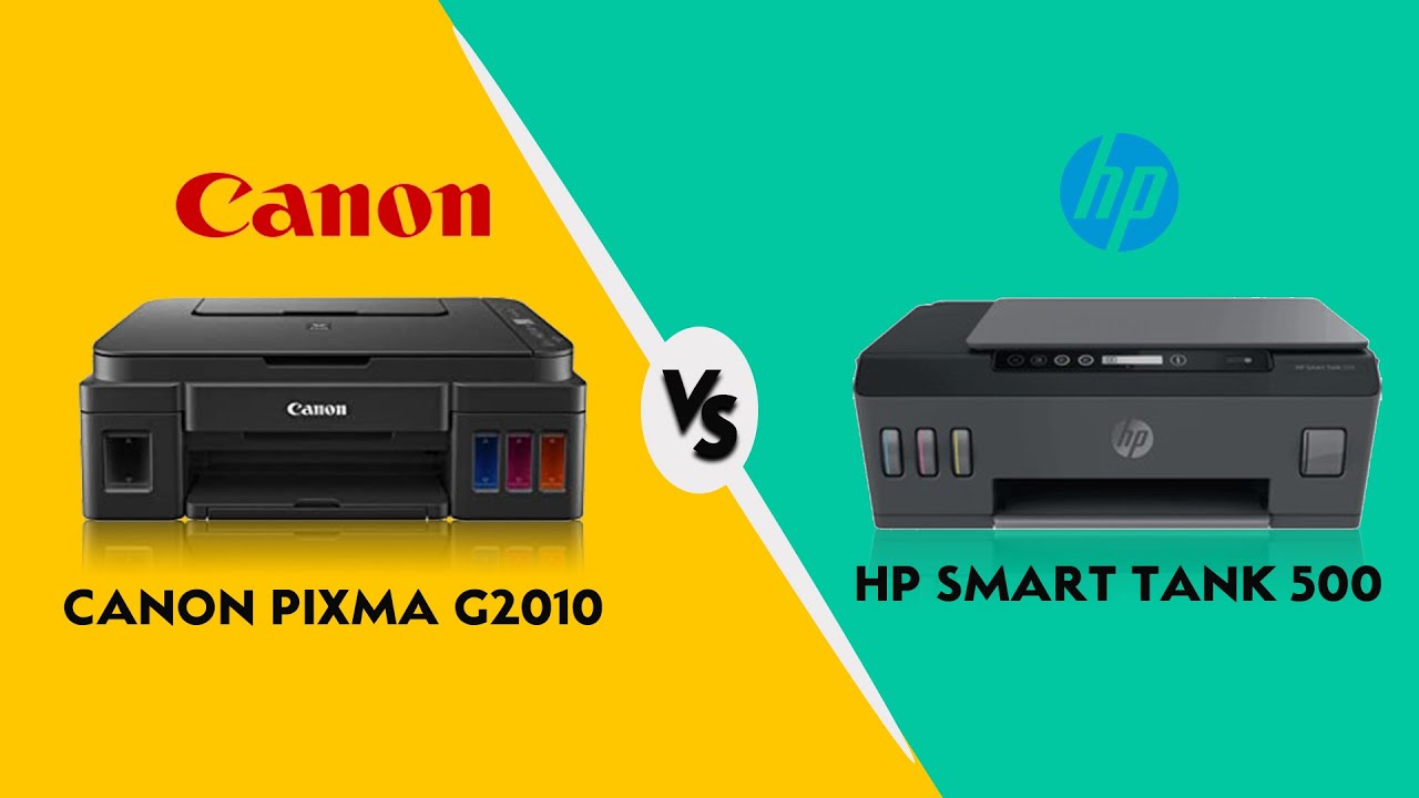 Perbandingan Printer Canon PIXMA G2010 vs HP Smart Tank 500, mana yang terbaik? | Specs Comparison