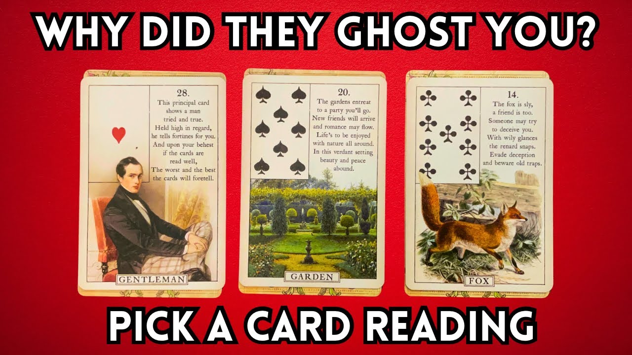 Why Did They Ghost You? Pick a Card Reading